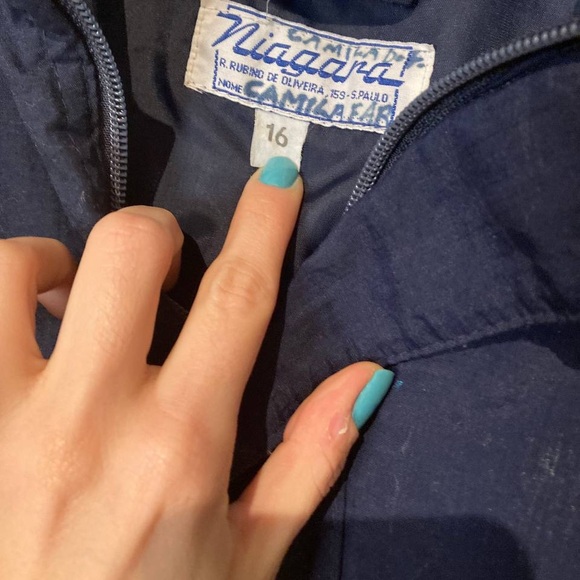 Dark blue puffer jacket - Picture 5 of 9